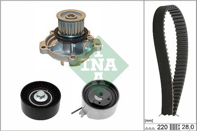 Water Pump & Timing Belt Kit Schaeffler INA 530 0456 30