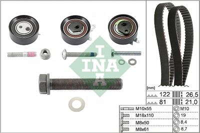 Timing Belt Kit Schaeffler INA 530 0484 10