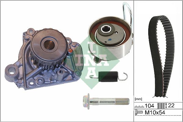 Schaeffler INA 530 0506 31 Water Pump & Timing Belt Kit