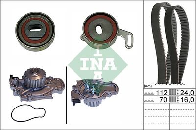 Water Pump & Timing Belt Kit Schaeffler INA 530 0514 30