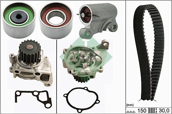 Schaeffler INA 530 0519 30 Water Pump & Timing Belt Kit