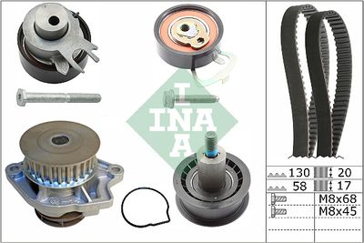 Water Pump & Timing Belt Kit Schaeffler INA 530 0538 30