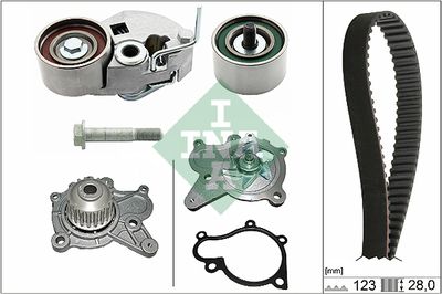 Water Pump & Timing Belt Kit Schaeffler INA 530 0542 30