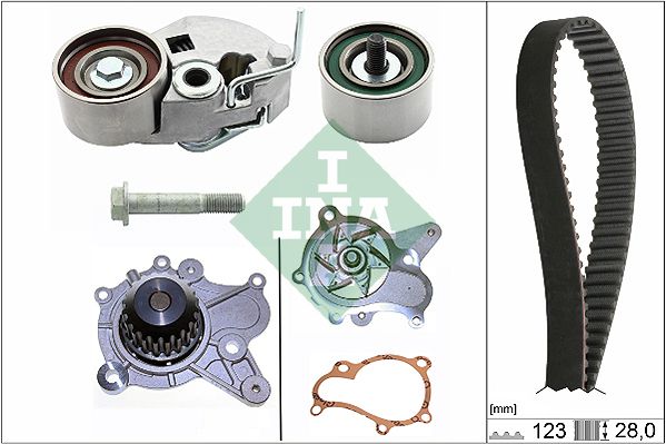 Schaeffler INA 530 0542 31 Water Pump & Timing Belt Kit