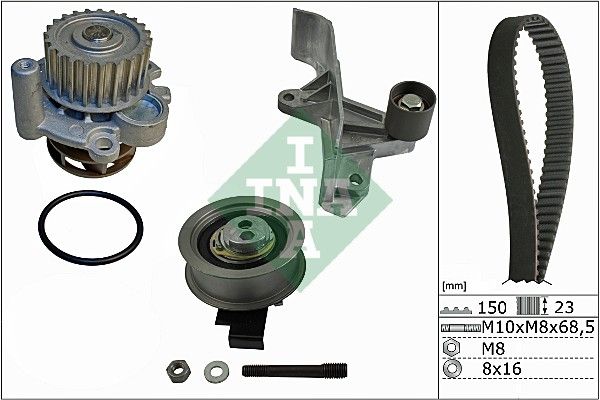 Schaeffler INA 530 0546 30 Water Pump & Timing Belt Kit