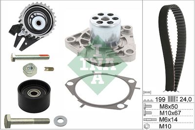 Water Pump & Timing Belt Kit Schaeffler INA 530 0562 30