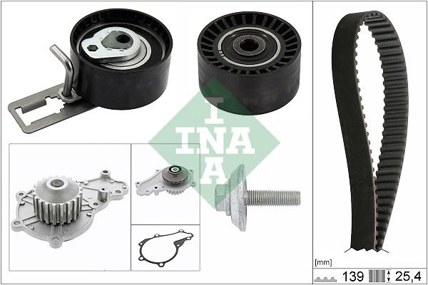 Schaeffler INA 530 0610 30 Water Pump & Timing Belt Kit