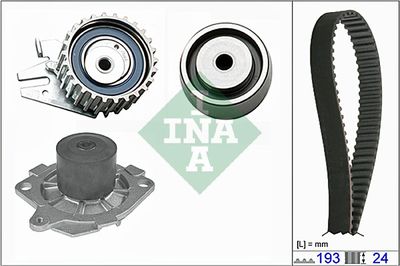 Water Pump & Timing Belt Kit Schaeffler INA 530 0621 30