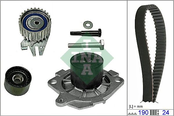 Schaeffler INA 530 0622 30 Water Pump & Timing Belt Kit