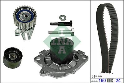 Water Pump & Timing Belt Kit Schaeffler INA 530 0622 30