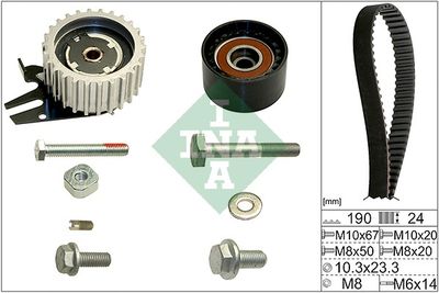 Timing Belt Kit Schaeffler INA 530 0624 10