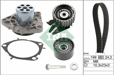 Water Pump & Timing Belt Kit Schaeffler INA 530 0628 30