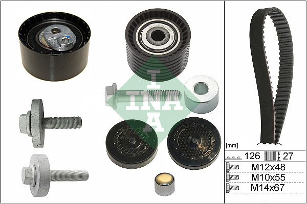 Schaeffler INA 530 0638 10 Timing Belt Kit