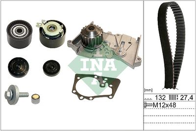 Water Pump & Timing Belt Kit Schaeffler INA 530 0640 30