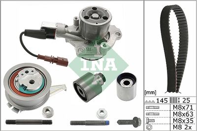 Water Pump & Timing Belt Kit Schaeffler INA 530 0650 30