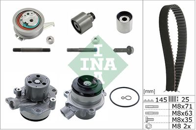 Water Pump & Timing Belt Kit Schaeffler INA 530 0650 32