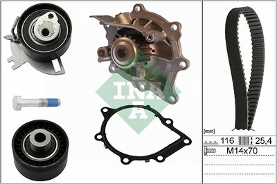 Water Pump & Timing Belt Kit Schaeffler INA 530 0691 30