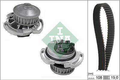 Water Pump & Timing Belt Kit Schaeffler INA 530 0717 30