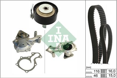 Water Pump & Timing Belt Kit Schaeffler INA 530 0745 30