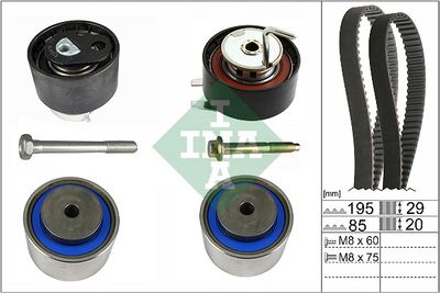 Timing Belt Kit Schaeffler INA 530 0764 10