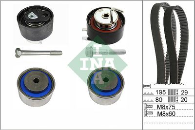 Timing Belt Kit Schaeffler INA 530 0766 10