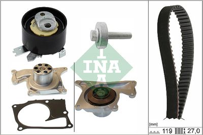 Water Pump & Timing Belt Kit Schaeffler INA 530 0843 30