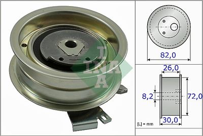 Tensioner Pulley, timing belt Schaeffler INA 531 0203 20