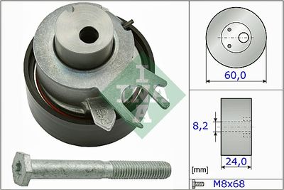 Tensioner Pulley, timing belt Schaeffler INA 531 0317 10