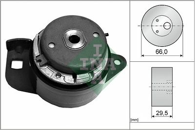 Tensioner Pulley, timing belt Schaeffler INA 531 0320 30