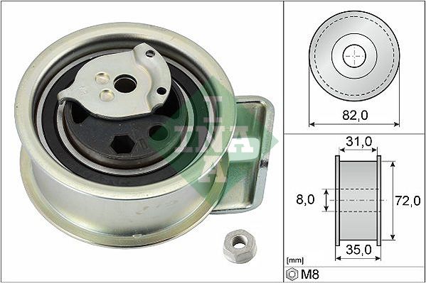 Schaeffler INA 531 0396 20 Tensioner Pulley, timing belt