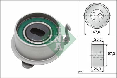 Tensioner Pulley, timing belt Schaeffler INA 531 0653 20