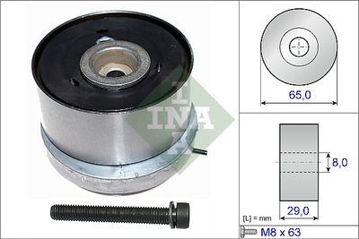 Tensioner Pulley, timing belt Schaeffler INA 531 0779 10