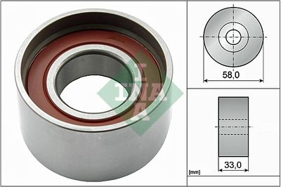 Tensioner Pulley, timing belt Schaeffler INA 531 0784 10