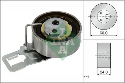 Tensioner Pulley, timing belt Schaeffler INA 531 0829 10