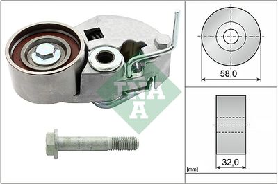 Tensioner Pulley, timing belt Schaeffler INA 531 0843 10