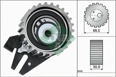 Tensioner Pulley, timing belt Schaeffler INA 531 0844 10