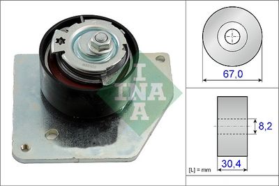 Tensioner Pulley, timing belt Schaeffler INA 531 0858 10