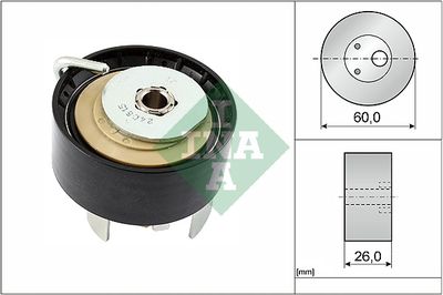 Tensioner Pulley, timing belt Schaeffler INA 531 0890 10