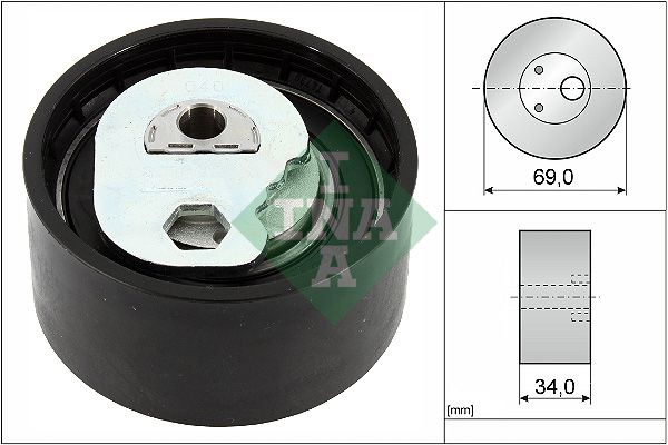 Schaeffler INA 531 0941 10 Tensioner Pulley, timing belt