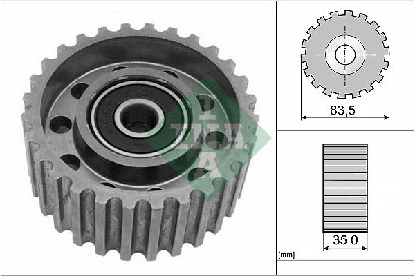 Schaeffler INA 532 0098 20 Deflection Pulley/Guide Pulley, timing belt