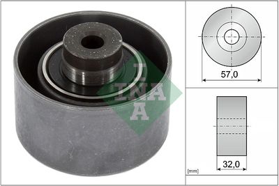 Deflection Pulley/Guide Pulley, timing belt Schaeffler INA 532 0142 10