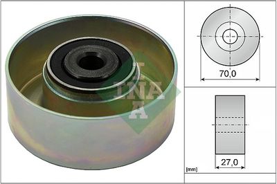 Deflection/Guide Pulley, V-ribbed belt Schaeffler INA 532 0214 10