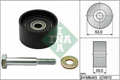 Deflection Pulley/Guide Pulley, timing belt Schaeffler INA 532 0287 10