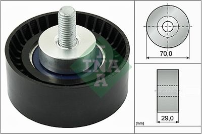 Deflection/Guide Pulley, V-ribbed belt Schaeffler INA 532 0298 10