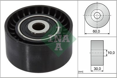 Deflection/Guide Pulley, V-ribbed belt Schaeffler INA 532 0321 10