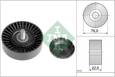 Deflection/Guide Pulley, V-ribbed belt Schaeffler INA 532 0323 10