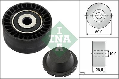 Deflection/Guide Pulley, V-ribbed belt Schaeffler INA 532 0331 10