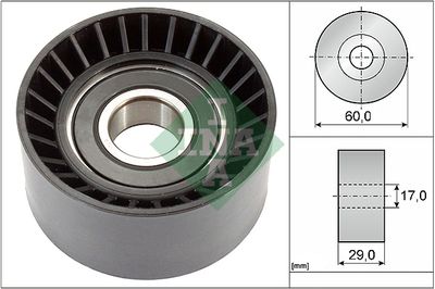 Deflection/Guide Pulley, V-ribbed belt Schaeffler INA 532 0364 20