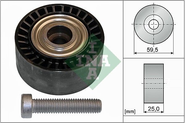 Schaeffler INA 532 0433 10 Deflection/Guide Pulley, V-ribbed belt