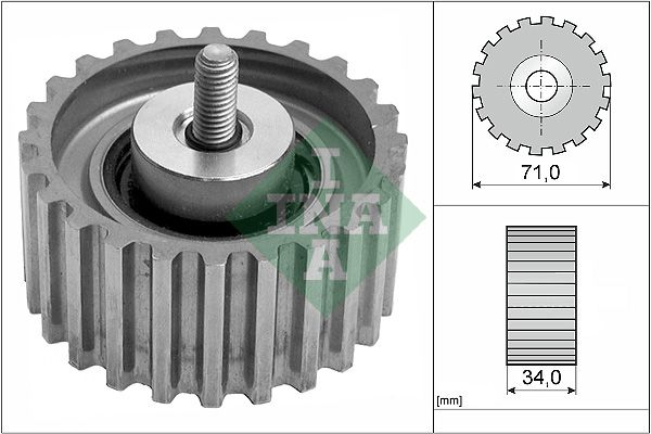 Schaeffler INA 532 0441 10 Deflection Pulley/Guide Pulley, timing belt